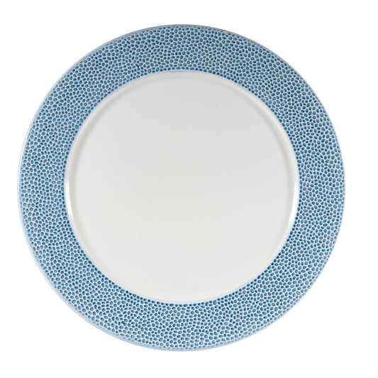 Churchill Isla Vitrified Porcelain Ocean Blue Round Presentation Plate 30.5cm Pack of 12