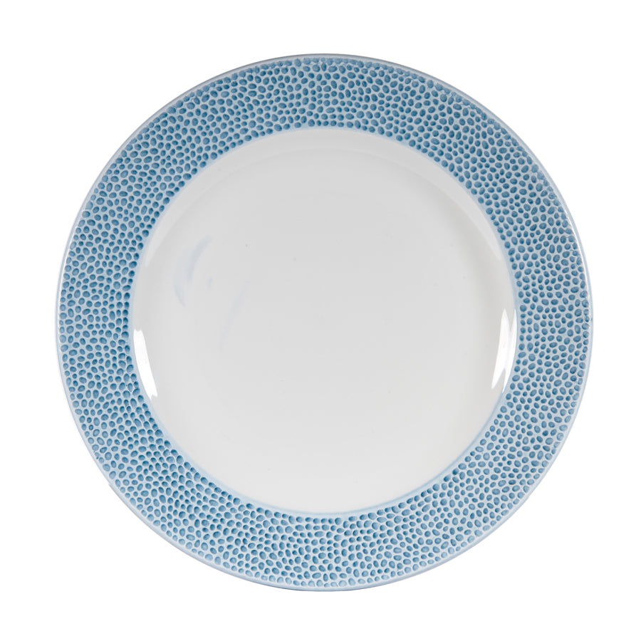 Churchill Isla Vitrified Porcelain Ocean Blue Round Footed Plate 27.6cm Pack of 12