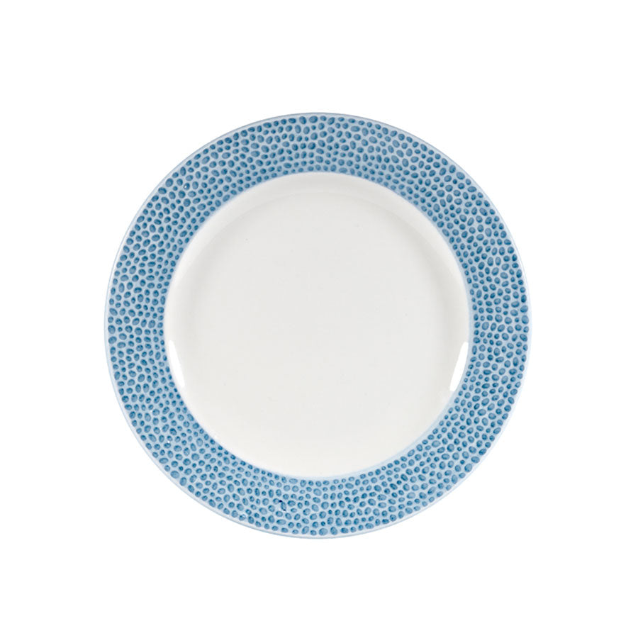 Churchill Isla Vitrified Porcelain Ocean Blue Round Plate 21cm Pack of 12