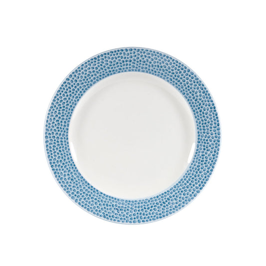 Churchill Isla Vitrified Porcelain Ocean Blue Round Plate 21cm Pack of 12