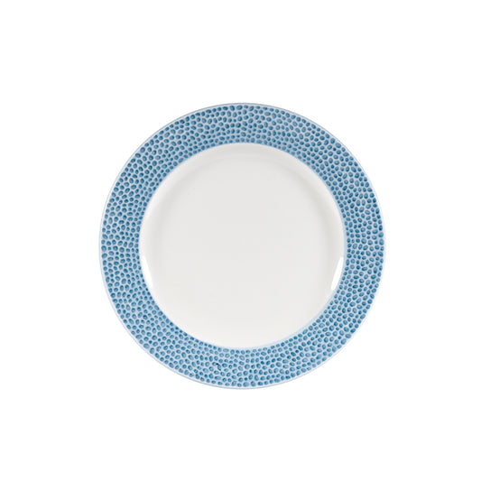 Churchill Isla Vitrified Porcelain Ocean Blue Round Plate 17cm Pack of 12