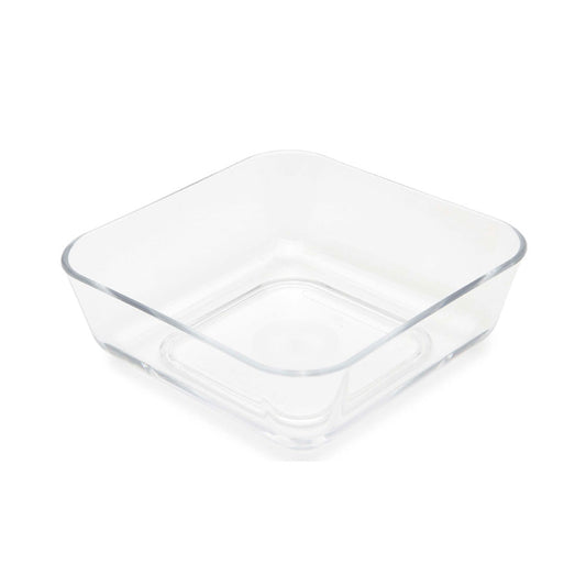 Harfield Polycarbonate Square Sweet Clear Dish 10cm 17.5cl Pack of 10