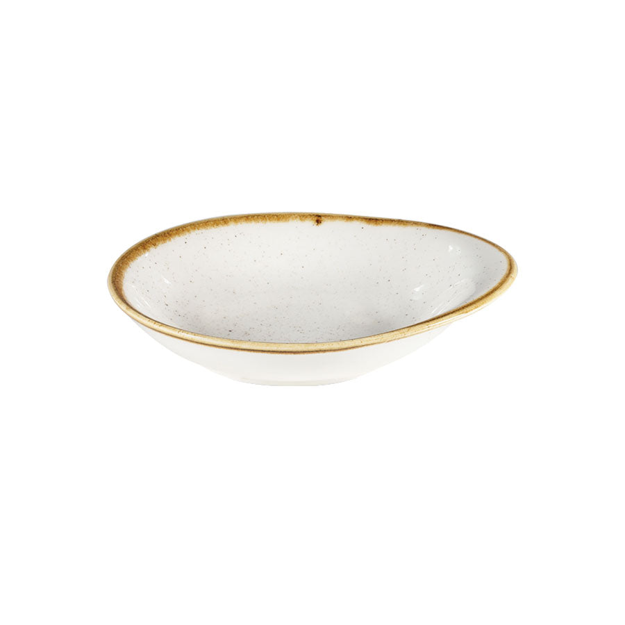 Churchill Stonecast Vitrified Porcelain Barley White Round Dish 16x14.5cm 17cl 6oz Pack of 12