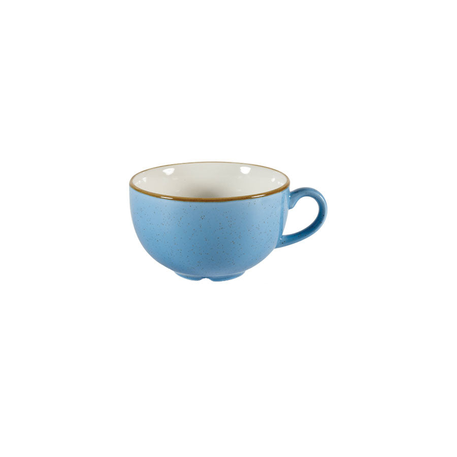 Churchill Stonecast Vitrified Porcelain Cornflower Blue Cappuccino Cup 22.7cl 7oz Pack of 12