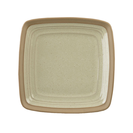 Churchill Art De Cuisine Igneous Stoneware Natural Square Plate 21cm Pack of 6