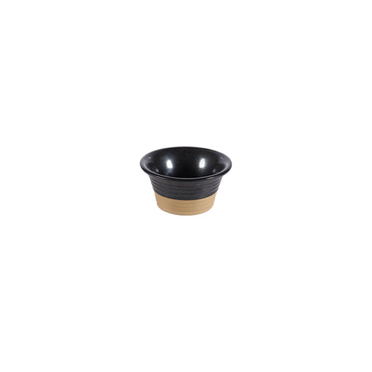 Churchill Art De Cuisine Igneous Stoneware Black Round Ramekin 6.5cm 4cl 1.4oz Pack of 6