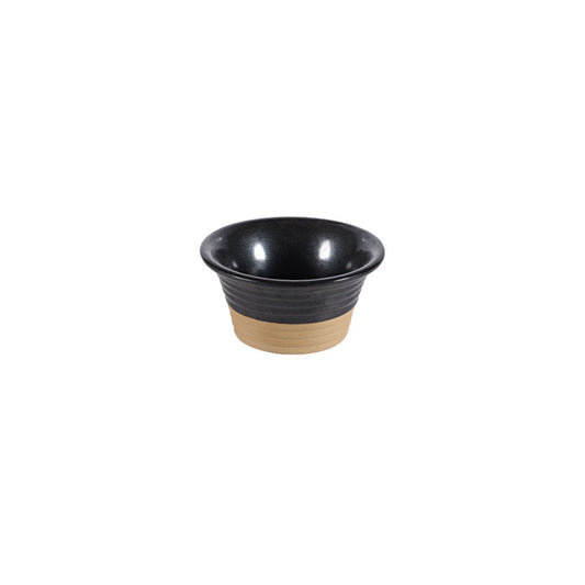 Churchill Art De Cuisine Igneous Stoneware Black Round Ramekin 10cm 15cl 5.2oz Pack of 6