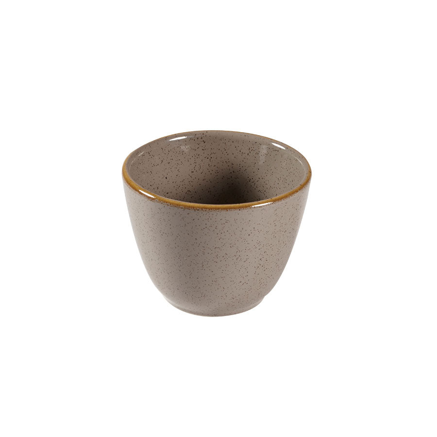 Churchill Stonecast Vitrified Porcelain Peppercorn Grey Round Chip Mug 10cm 29cl 11oz Pack of 12