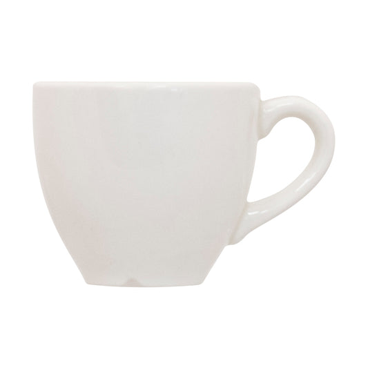 Crème Renoir Vitrified Porcelain White Cup 9cl 3oz Pack of 12