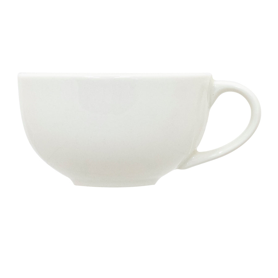 Crème Renoir Vitrified Porcelain White Cup 23cl 8oz Pack of 12