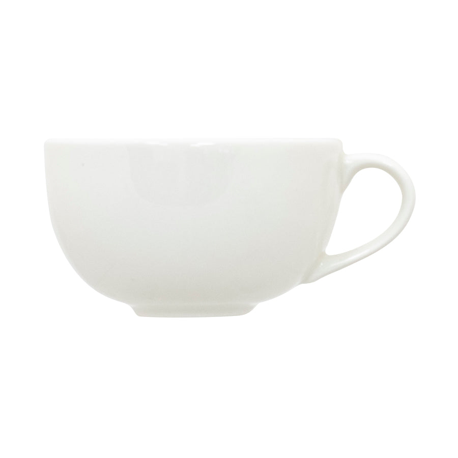 Crème Renoir Vitrified Porcelain White Cup 28cl 10oz Pack of 8