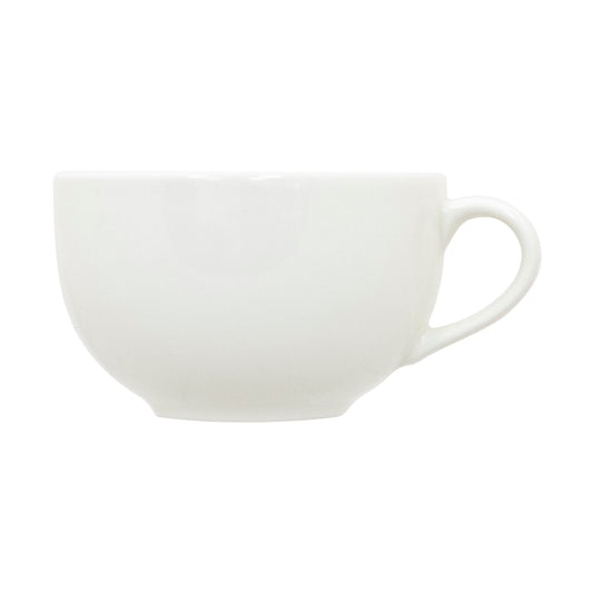 Crème Renoir Vitrified Porcelain White Cup 34cl 12oz Pack of 6