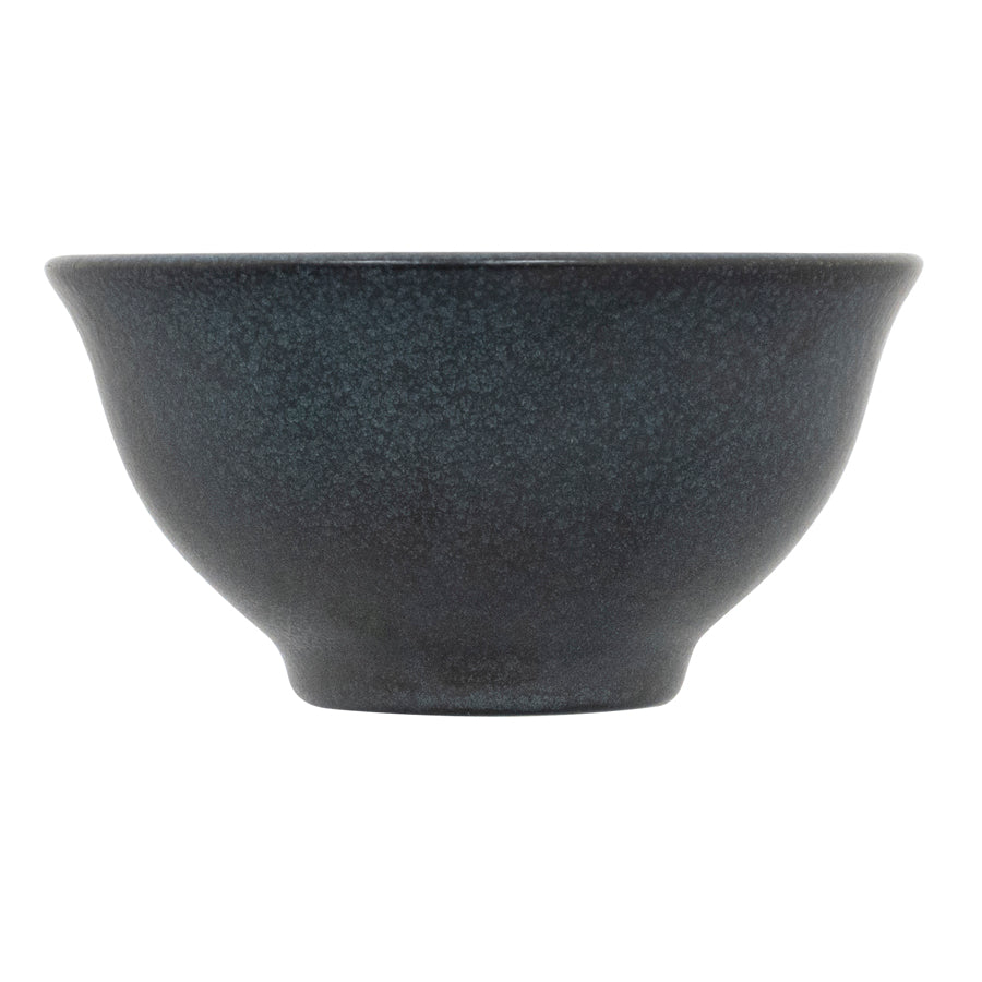 Artisan Andromeda Vitrified Stoneware Black Round Side Bowl 13.5cm Pack of 6