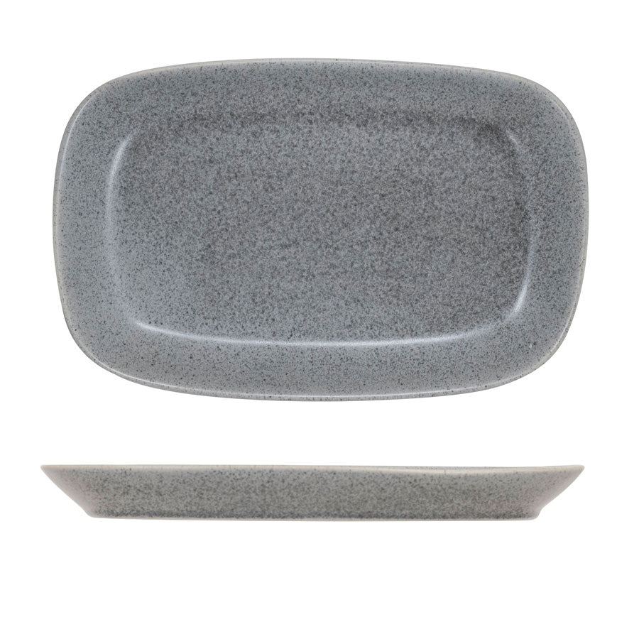 Artisan Kernow Vitrified Stoneware Grey Rectangular Platter 31cm Pack of 6