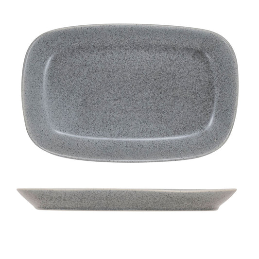 Artisan Kernow Vitrified Stoneware Grey Rectangular Platter 31cm Pack of 6