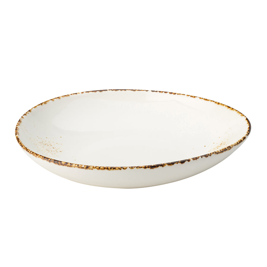 Utopia Umbra Porcelain White Round Coupe Bowl 26cm 10.25 Inch Pack of 6