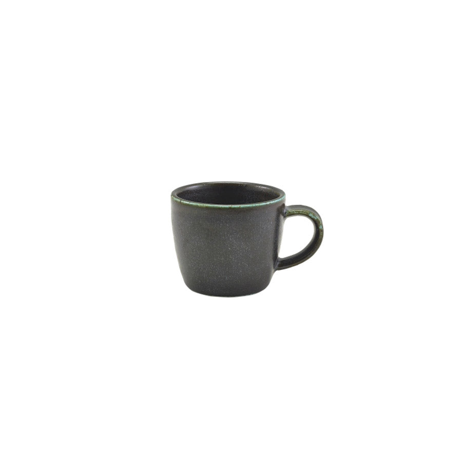 Genware Terra Porcelain Cinder Black Espresso Cup 9cl 3oz Pack of 6