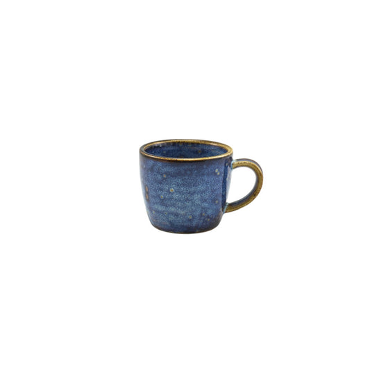 Genware Terra Porcelain Aqua Blue Espresso Cup 9cl 3oz Pack of 6