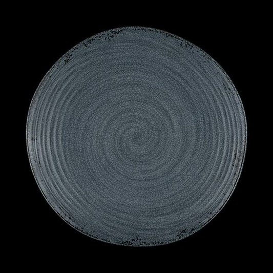 Creations Pompeii Melamine Grey Round Plate 22.86cm Pack of 12