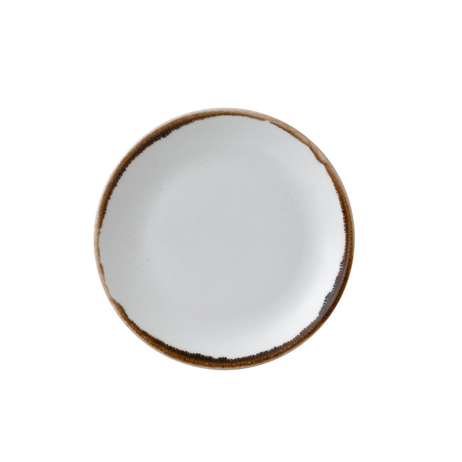 Dudson Harvest Vitrified Porcelain Natural Round Coupe Bowl 18.2cm 42.6cl 15oz Pack of 12