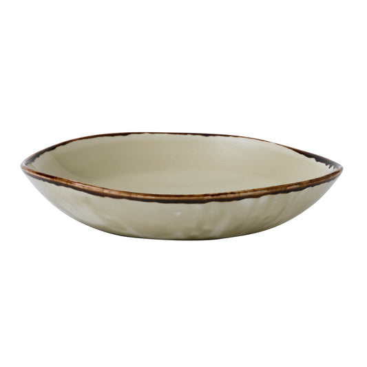 Dudson Harvest Vitrified Porcelain Linen Organic Round Bowl 25.3cm 110cl 38oz Pack of 12