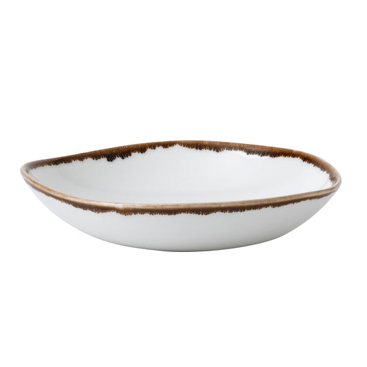 Dudson Harvest Vitrified Porcelain Natural Organic Round Bowl 25.3cm 110cl 38oz Pack of 12