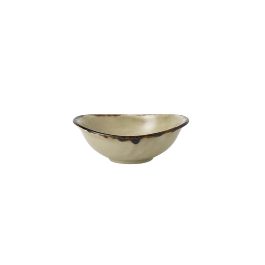 Dudson Harvest Vitrified Porcelain Linen Oval Deep Bowl 19.9x16.8cm 51cl 18oz Pack of 6