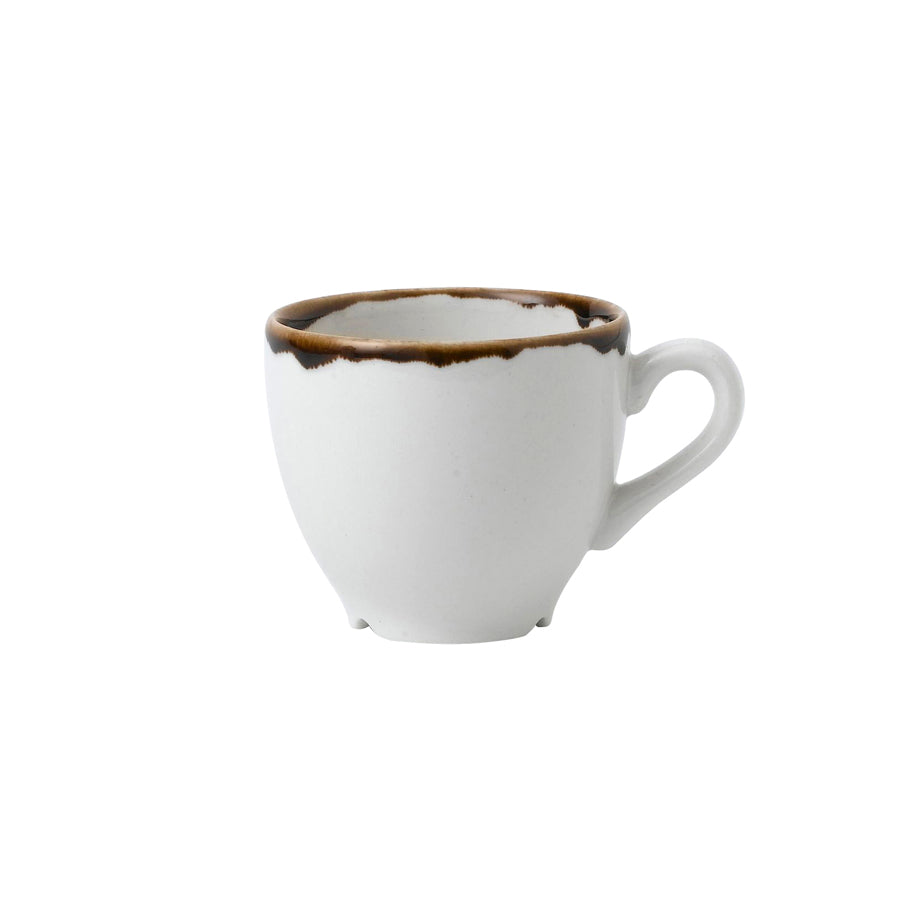 Dudson Harvest Vitrified Porcelain Natural Espresso Cup 10cl 3.5oz Pack of 12