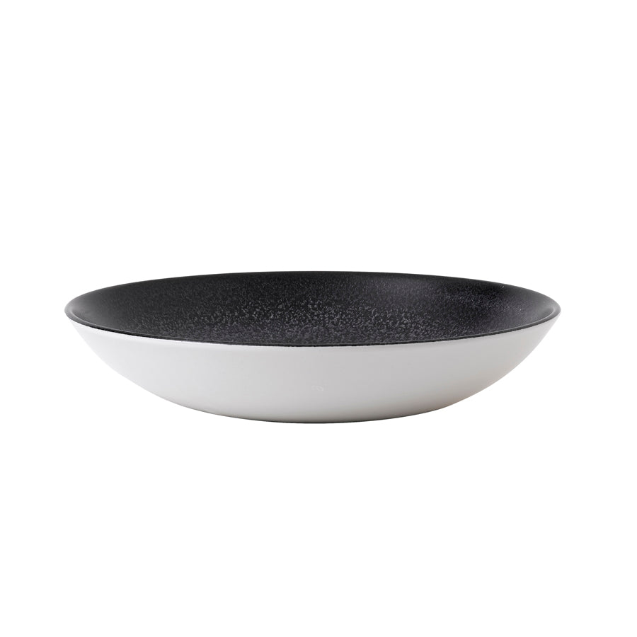 Dudson Evo Origins Vitrified Porcelain Midnight Black Round Coupe Bowl 24.8cm 113.6cl 40oz Pack of 12