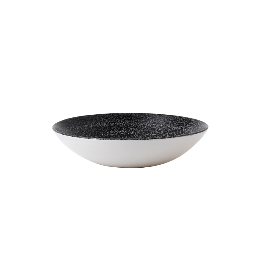 Dudson Evo Origins Vitrified Porcelain Midnight Black Round Coupe Bowl 18.2cm 42.6cl 15oz Pack of 12