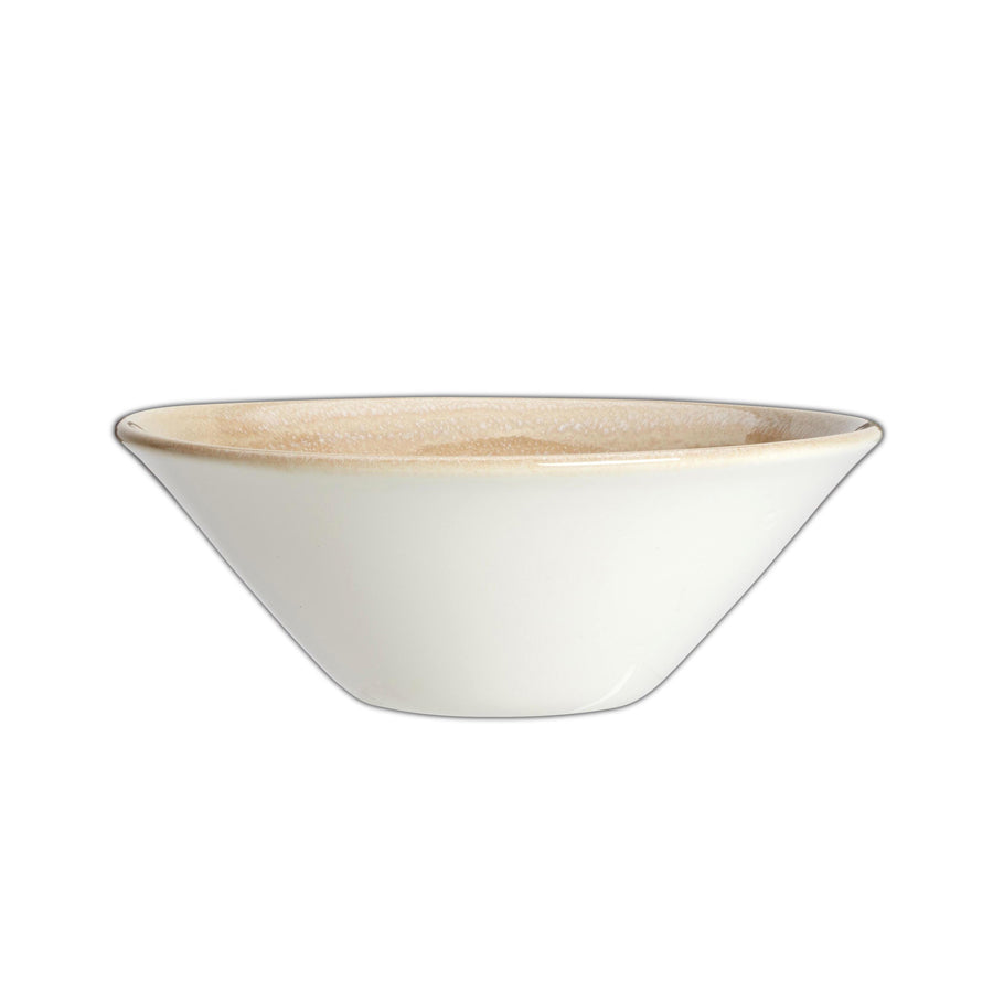 Steelite Revolution Vitrified Porcelain Sandstone Round Essence Bowl 16.5cm 6.5 Inch 9.4oz Pack of 12