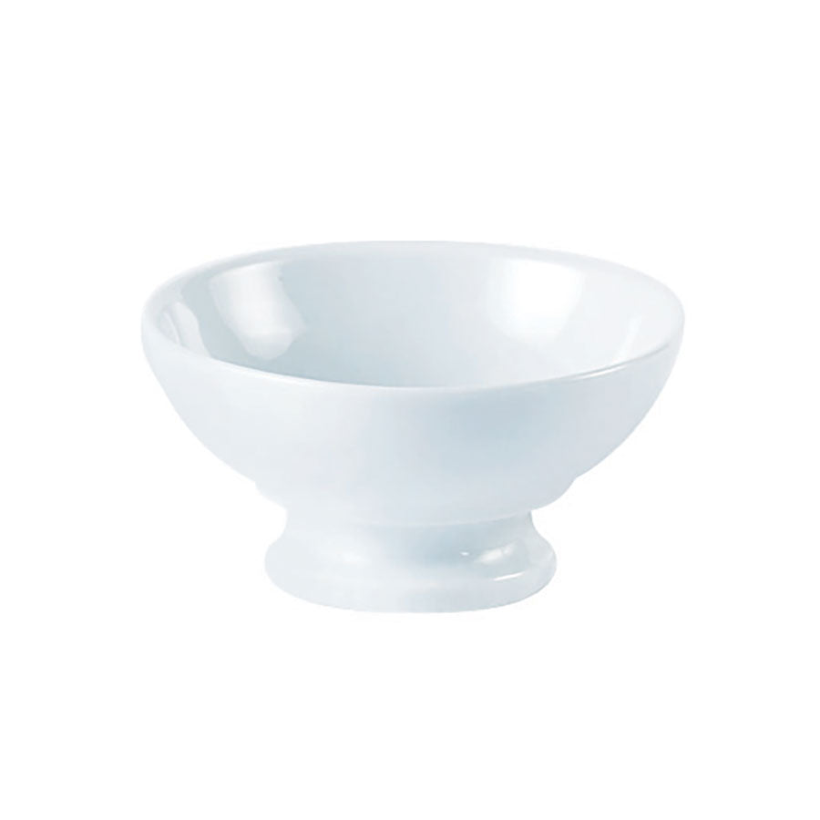 Porcelite Standard Porcelain White Round Footed Rice Bowl 9.5cm 13cl 4.5oz Pack of 12