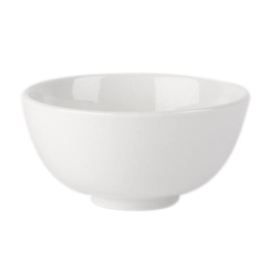 Simply Tableware Porcelain Warm White Round Rice Bowl 13cm Pack of 6