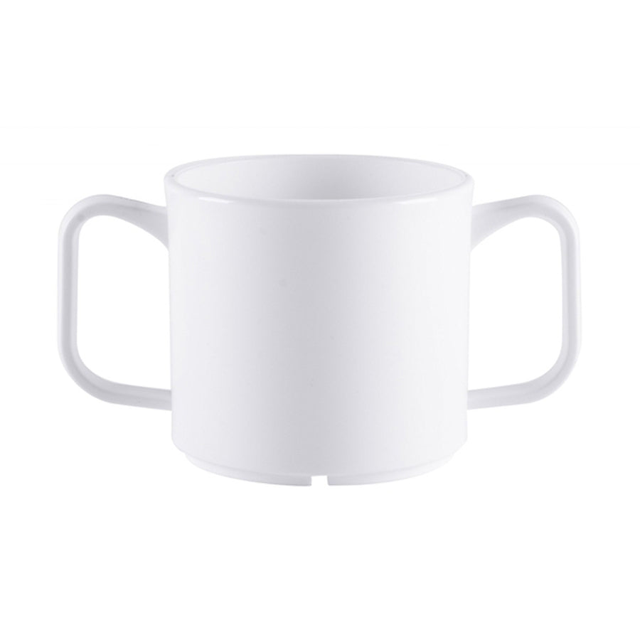 Harfield Copolyester White 2 Handled Mug 300ml