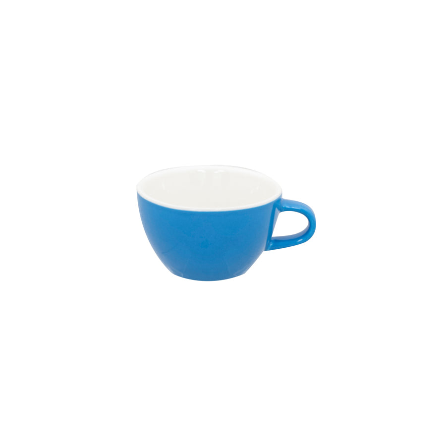 Superwhite Café Porcelain Sky Blue Bowl Shaped Cup 28.5cl 10oz Pack of 12