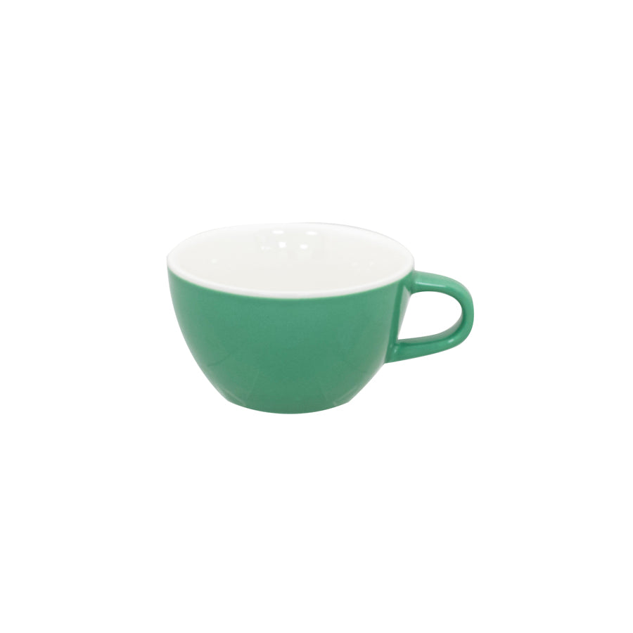 Superwhite Café Porcelain Sage Green Bowl Shaped Cup 23cl 8oz Pack of 12