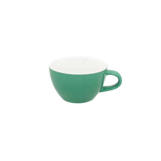 Superwhite Café Porcelain Sage Green Bowl Shaped Cup 34cl 12oz Pack of 12