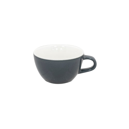 Superwhite Café Porcelain Grey Bowl Shaped Cup 23cl 8oz Pack of 12