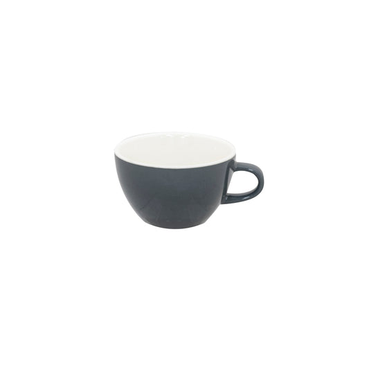 Superwhite Café Porcelain Grey Bowl Shaped Cup 45.4cl 16oz Pack of 6