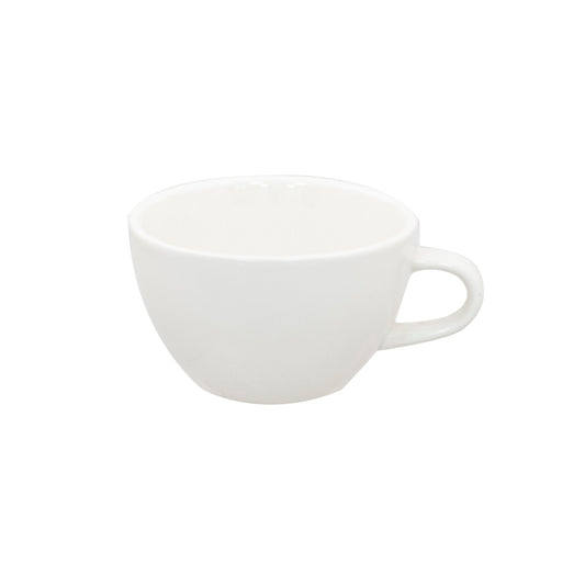 Superwhite Café Porcelain White Bowl Shaped Cup 45.4cl 16oz Pack of 6