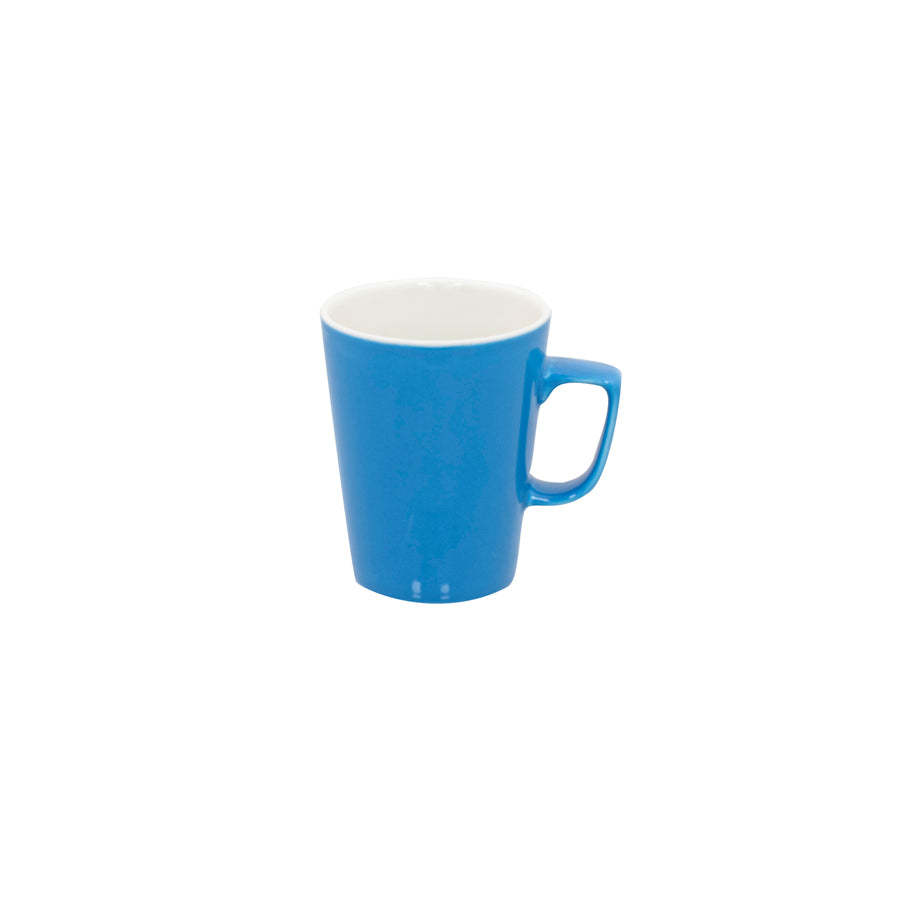 Superwhite Café Porcelain Sky Blue Latte Mug 28.5cl 10oz Pack of 12