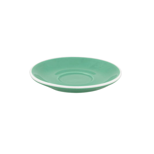 Superwhite Café Porcelain Sage Green Round Saucer 14cm Pack of 12