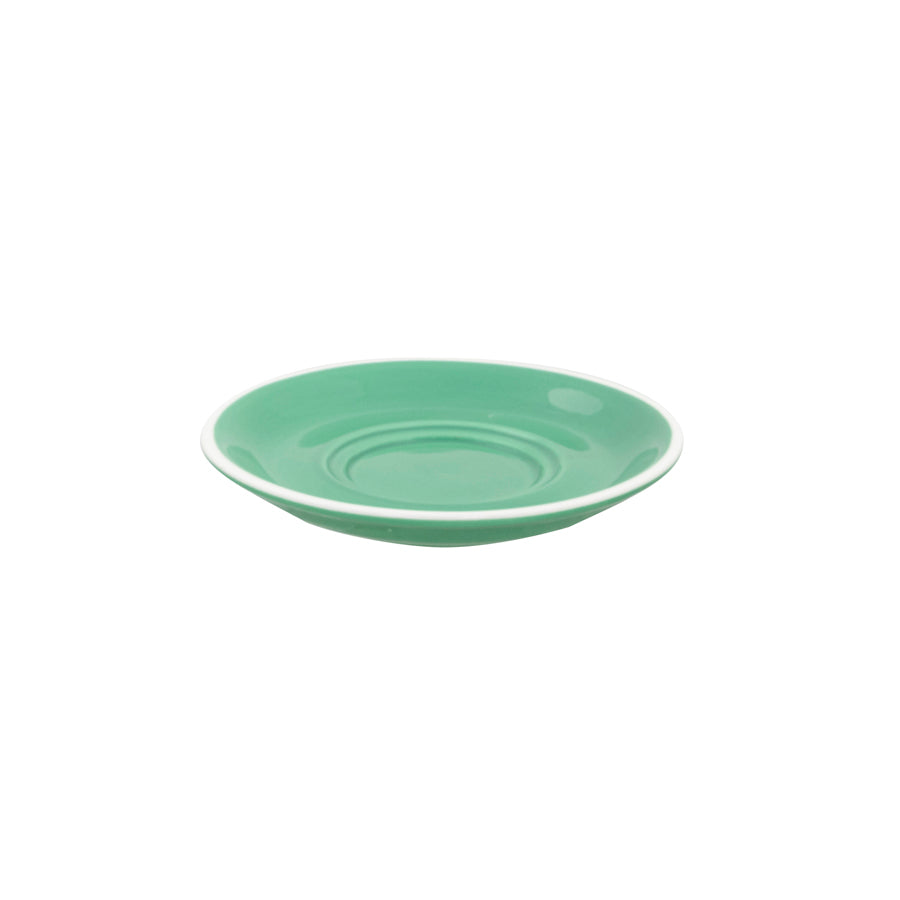 Superwhite Café Porcelain Sage Green Round Saucer 15.5cm Pack of 12