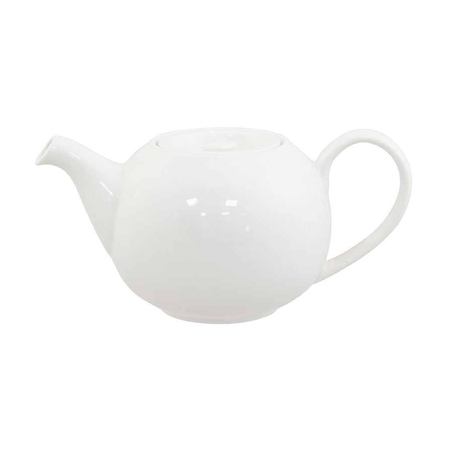 Superwhite Café Porcelain White Stacking Teapot 85cl 30oz Pack of 4