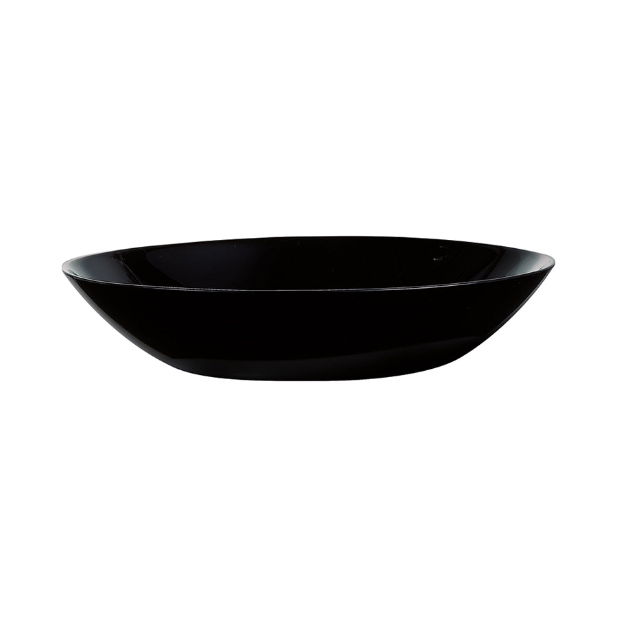 Arcoroc Evolutions Opal Black Round Coupe Rimless Bowl 20cm Pack of 24