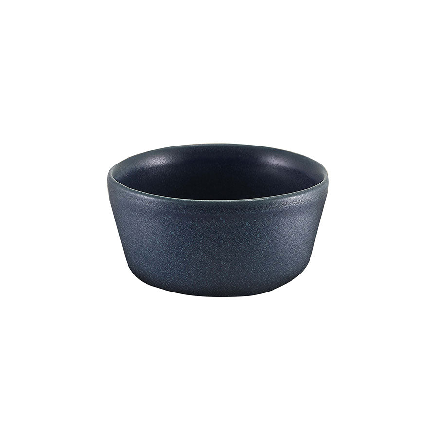 Genware Terra Stoneware Antigo Denim Round Ramekin 45ml 1.5oz Pack of 12