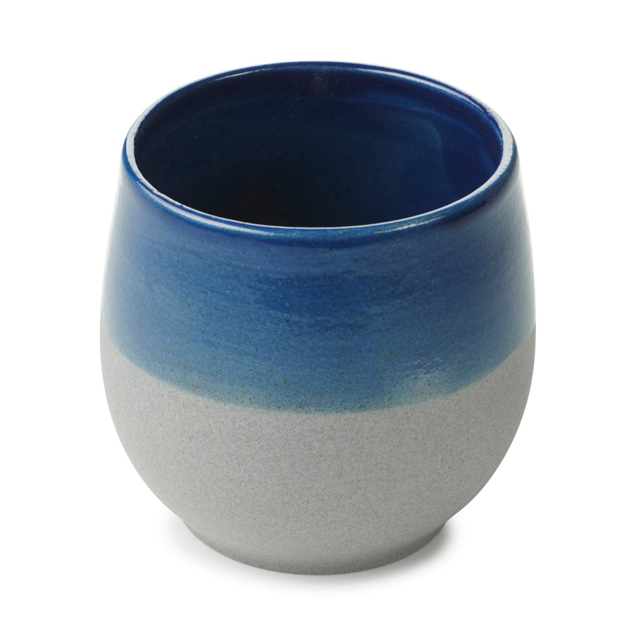 Revol No.W Ceramic Indigo Blue Round Cup 8x7.3cm 20cl Pack of 6