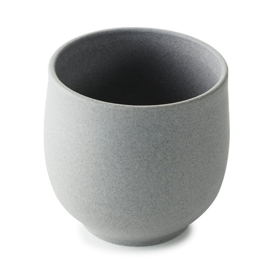 Revol No.W Ceramic Grey Recyclay Round Cup 6.2x6cm 8cl Pack of 6