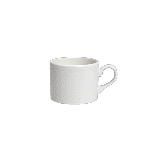 Steelite Bead Vitrified Porcelain White Cup Accent 22.75cl Pack of 12