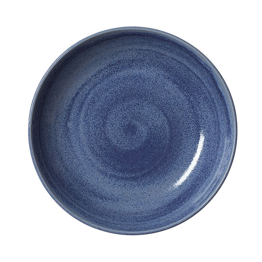 Steelite Revolution Vitrified Porcelain Bluestone Round Coupe Bowl 21.6cm Pack of 12